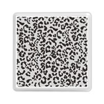 Grey And Black Jaguar Dots Memory Card Reader (Square) Front