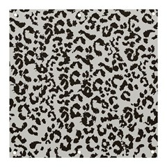 Grey And Black Jaguar Dots Banner And Sign 3  X 3  by ConteMonfrey