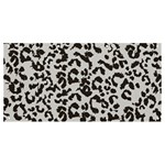 Grey And Black Jaguar Dots Banner and Sign 8  x 4  Front