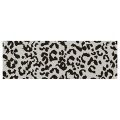 Grey And Black Jaguar Dots Banner And Sign 12  X 4 