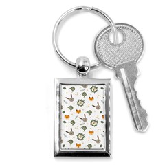 Rabbit, Lions And Nuts  Key Chain (rectangle) by ConteMonfrey