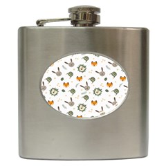 Rabbit, Lions And Nuts  Hip Flask (6 Oz) by ConteMonfrey