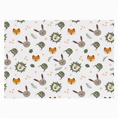 Rabbit, Lions And Nuts  Large Glasses Cloth by ConteMonfrey