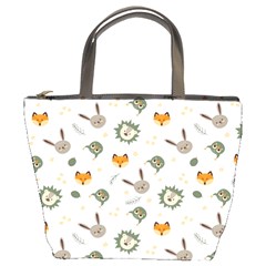 Rabbit, Lions And Nuts  Bucket Bag by ConteMonfrey