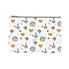 Rabbit, Lions And Nuts  Cosmetic Bag (large) by ConteMonfrey