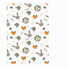 Rabbit, Lions And Nuts  Large Garden Flag (two Sides) by ConteMonfrey