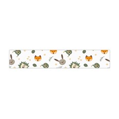 Rabbit, Lions And Nuts  Flano Scarf (mini) by ConteMonfrey