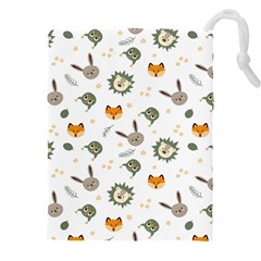 Rabbit, Lions And Nuts  Drawstring Pouch (4xl) by ConteMonfrey