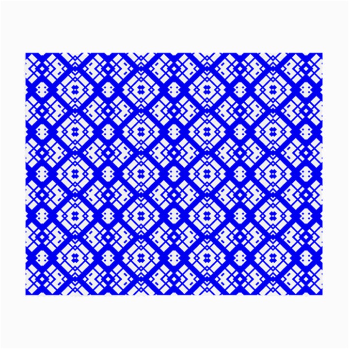 Portuguese Tiles Vibes Plaids Small Glasses Cloth (2 Sides)