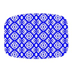 Portuguese Tiles Vibes Plaids Mini Square Pill Box by ConteMonfrey