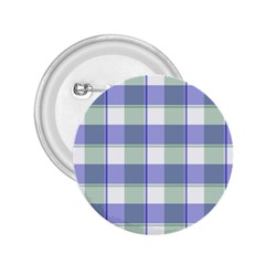 Blue And Green Plaids 2 25  Buttons by ConteMonfrey