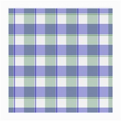 Blue And Green Plaids Medium Glasses Cloth by ConteMonfrey