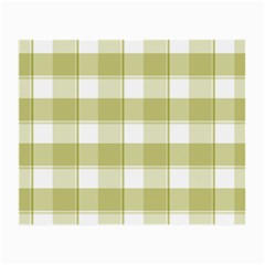 Green Tea - White And Green Plaids Small Glasses Cloth (2 Sides) by ConteMonfrey