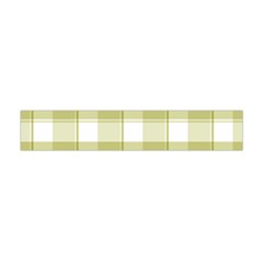 Green Tea - White And Green Plaids Flano Scarf (mini) by ConteMonfrey