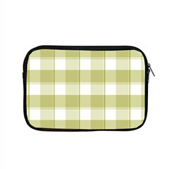 Green Tea - White And Green Plaids Apple Macbook Pro 15  Zipper Case by ConteMonfrey