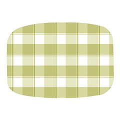 Green Tea - White And Green Plaids Mini Square Pill Box by ConteMonfrey