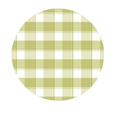 Green Tea - White And Green Plaids Mini Round Pill Box (pack Of 5) by ConteMonfrey