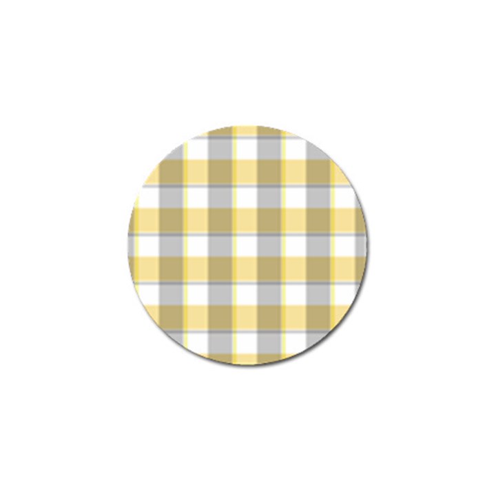 Grey yellow plaids Golf Ball Marker (10 pack)