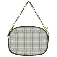 Winter Gray Plaids Chain Purse (one Side) by ConteMonfrey