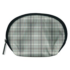 Winter Gray Plaids Accessory Pouch (medium) by ConteMonfrey