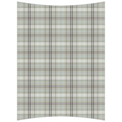 Winter Gray Plaids Back Support Cushion by ConteMonfrey