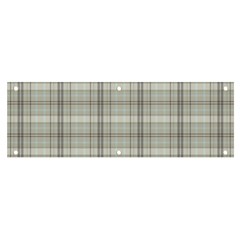 Winter Gray Plaids Banner And Sign 6  X 2  by ConteMonfrey