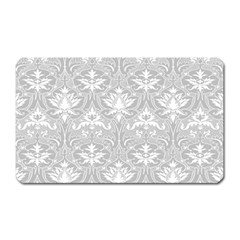 Grey Lace Decorative Ornament - Pattern 14th And 15th Century - Italy Vintage Magnet (rectangular) by ConteMonfrey