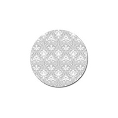 Grey Lace Decorative Ornament - Pattern 14th And 15th Century - Italy Vintage Golf Ball Marker by ConteMonfrey