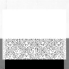 Grey Lace Decorative Ornament - Pattern 14th And 15th Century - Italy Vintage Rectangular Jigsaw Puzzl by ConteMonfrey