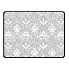 Grey Lace Decorative Ornament - Pattern 14th And 15th Century - Italy Vintage Fleece Blanket (small) by ConteMonfrey