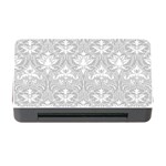 Grey Lace Decorative Ornament - Pattern 14th And 15th Century - Italy Vintage Memory Card Reader with CF Front