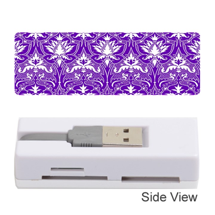 Purple Lace Decorative Ornament - Pattern 14th And 15th Century - Italy Vintage  Memory Card Reader (Stick)