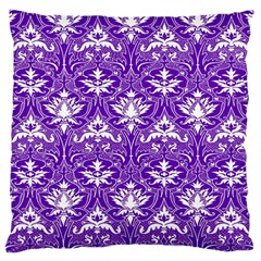 Purple Lace Decorative Ornament - Pattern 14th And 15th Century - Italy Vintage  Large Cushion Case (one Side) by ConteMonfrey