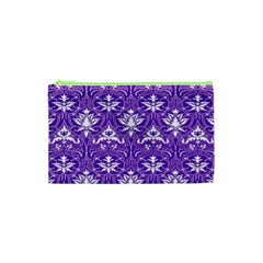 Purple Lace Decorative Ornament - Pattern 14th And 15th Century - Italy Vintage  Cosmetic Bag (xs) by ConteMonfrey