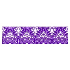 Purple Lace Decorative Ornament - Pattern 14th And 15th Century - Italy Vintage  Oblong Satin Scarf (16  X 60 ) by ConteMonfrey