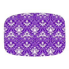 Purple Lace Decorative Ornament - Pattern 14th And 15th Century - Italy Vintage  Mini Square Pill Box by ConteMonfrey