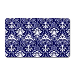 Blue Lace Decorative Ornament - Pattern 14th And 15th Century - Italy Vintage  Magnet (rectangular) by ConteMonfrey