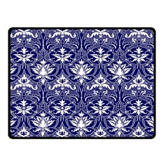 Blue Lace Decorative Ornament - Pattern 14th And 15th Century - Italy Vintage  Double Sided Fleece Blanket (small)  by ConteMonfrey