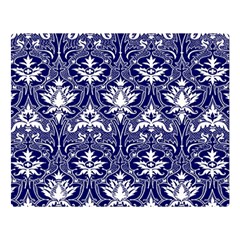 Blue Lace Decorative Ornament - Pattern 14th And 15th Century - Italy Vintage  Double Sided Flano Blanket (large)  by ConteMonfrey