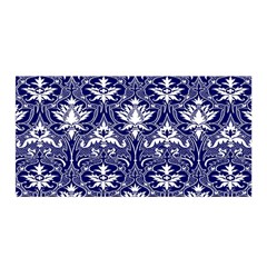 Blue Lace Decorative Ornament - Pattern 14th And 15th Century - Italy Vintage  Satin Wrap 35  X 70  by ConteMonfrey