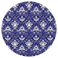 Blue Lace Decorative Ornament - Pattern 14th And 15th Century - Italy Vintage  Round Trivet by ConteMonfrey