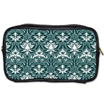 Green  Lace Decorative Ornament - Pattern 14th And 15th Century - Italy Vintage  Toiletries Bag (Two Sides) Front