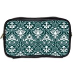 Green  Lace Decorative Ornament - Pattern 14th And 15th Century - Italy Vintage  Toiletries Bag (Two Sides) Back