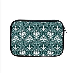 Green  Lace Decorative Ornament - Pattern 14th And 15th Century - Italy Vintage  Apple Macbook Pro 15  Zipper Case