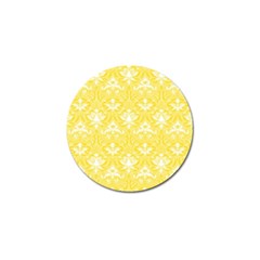 Yellow Lace Decorative Ornament - Pattern 14th And 15th Century - Italy Vintage  Golf Ball Marker (4 Pack) by ConteMonfrey