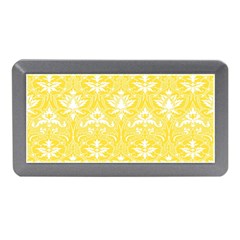 Yellow Lace Decorative Ornament - Pattern 14th And 15th Century - Italy Vintage  Memory Card Reader (mini) by ConteMonfrey