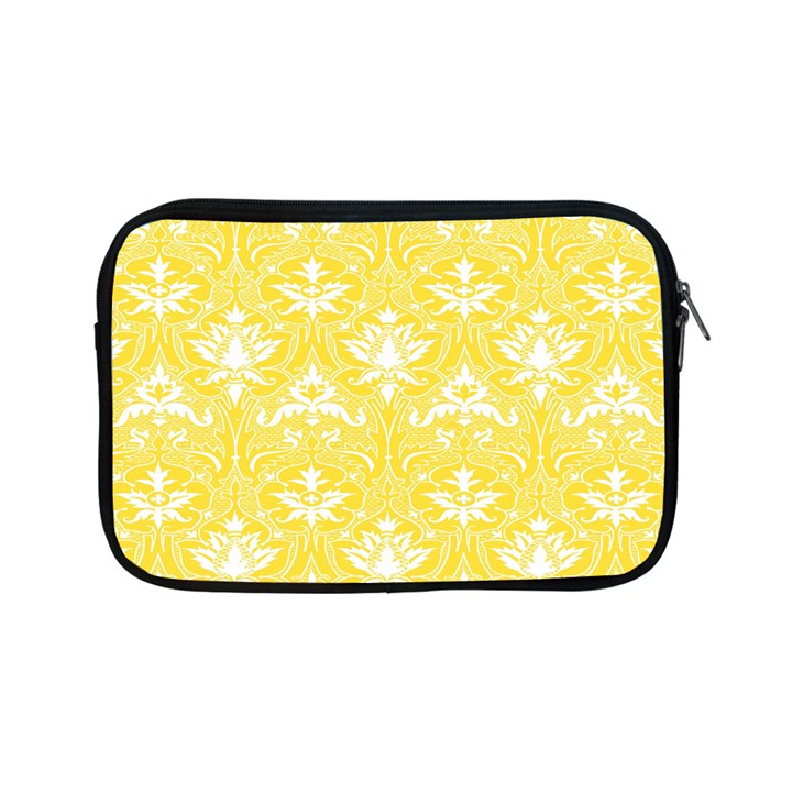 Yellow Lace Decorative Ornament - Pattern 14th And 15th Century - Italy Vintage  Apple iPad Mini Zipper Cases