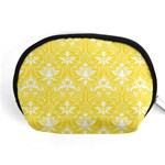 Yellow Lace Decorative Ornament - Pattern 14th And 15th Century - Italy Vintage  Accessory Pouch (Medium) Front