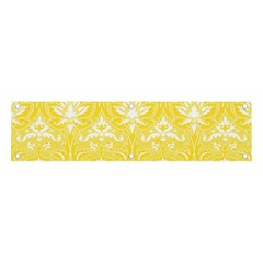 Yellow Lace Decorative Ornament - Pattern 14th And 15th Century - Italy Vintage  Banner And Sign 4  X 1  by ConteMonfrey