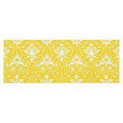 Yellow Lace Decorative Ornament - Pattern 14th And 15th Century - Italy Vintage  Banner And Sign 8  X 3  by ConteMonfrey